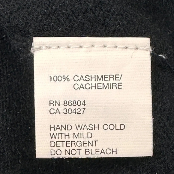 MAG By Magaschoni Beaded Cashmere Sweater in Black Size Small - Picture 9 of 9